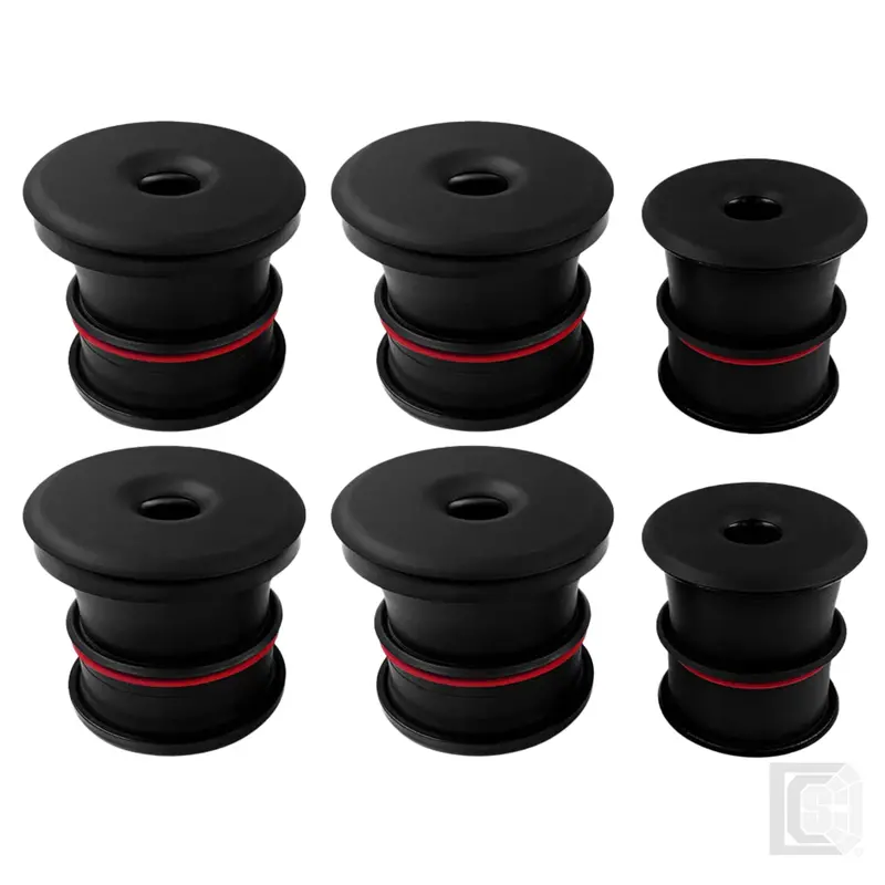 Sb - Silicone Body Mount Kit For 99-03 Ford F-250/F-350/F-450/F-550 5.4L, 6.8L 7.3L Regular & Extended Cab 6 Pc  - 81-1004 1