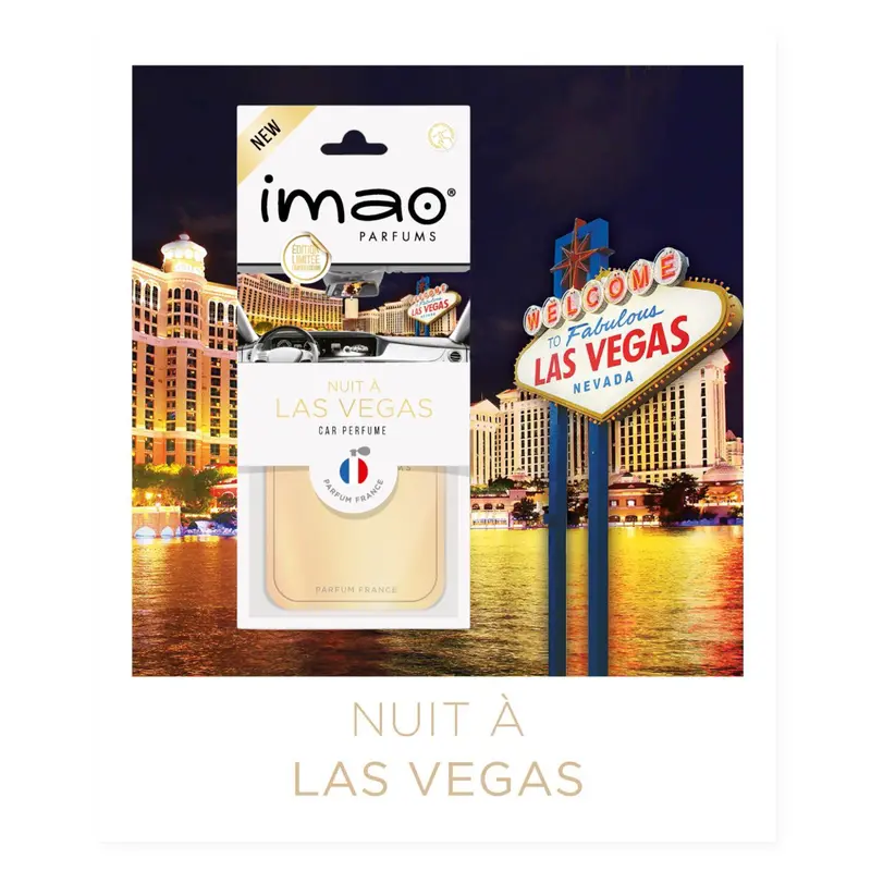 Scented Card Imao Las Vegas <Br> Air Freshener <Br> Car Fragrance 1