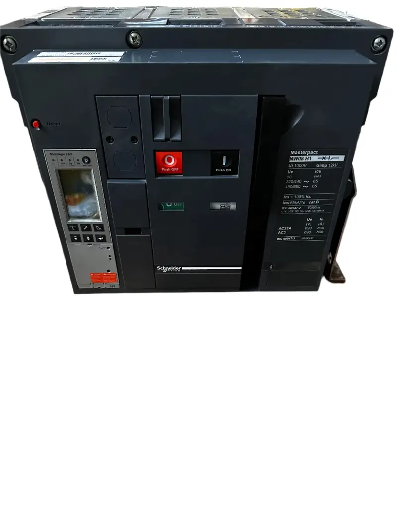 Schneider Nw08h1 Circuit Breaker Frame 800A, 65Ka/440Vac 3 Pole 1