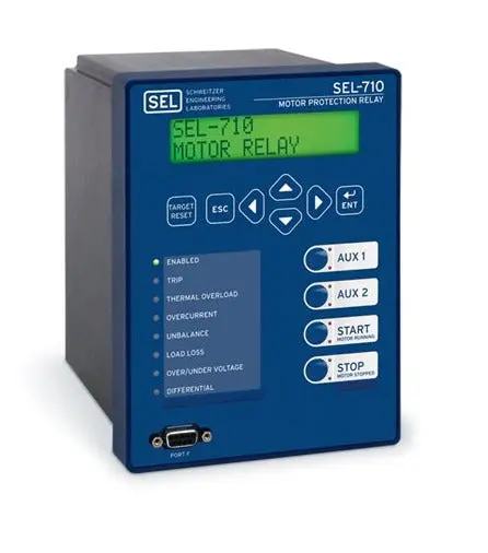 Sel Sel-710 Motor Protection Relay P/N: 071001Dcd1d71810200 1
