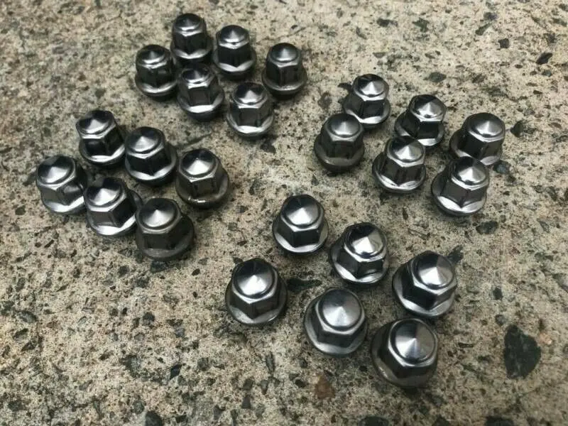 Set Of 24 X Ford Ranger Genuine Standard Oem Wheel Nuts Lug Nut 6 Stud Bolts 1