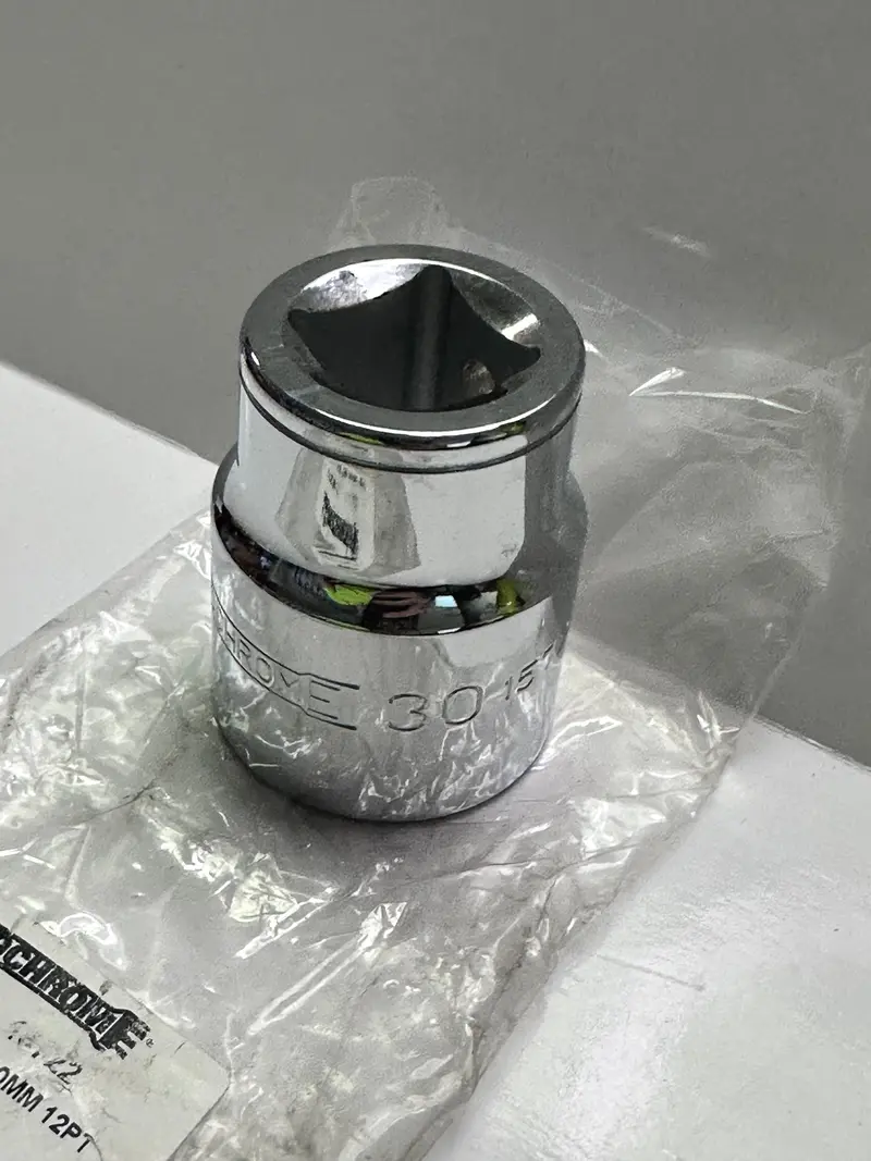 Sidchrome 30Mm X 3/4" Drive Metric 12 Point Standard Socket, Chrome - 15722 1