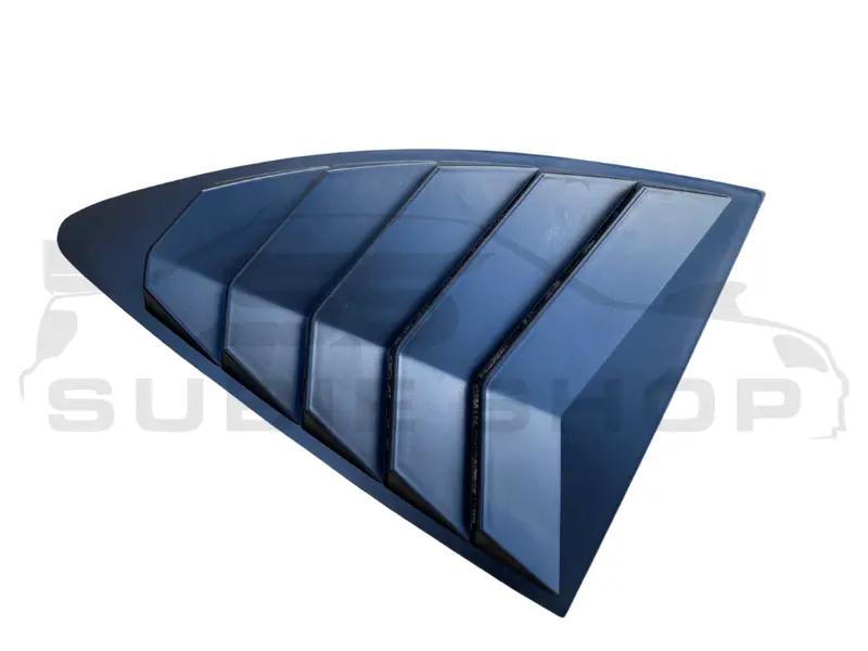 Side Rear Window Louvers Pair Trim For 13 - 20 Subaru Brz Toyota 86 Matt Black 2