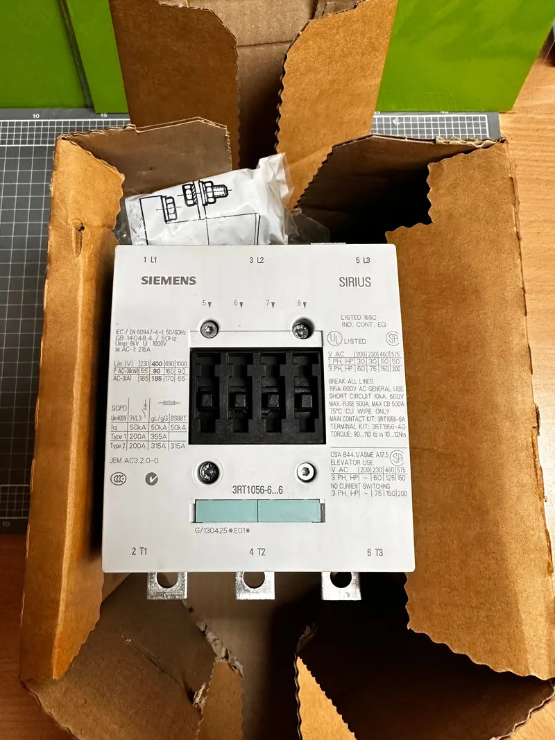 Siemens 3Rt1056-6La06 Power Contactor 1