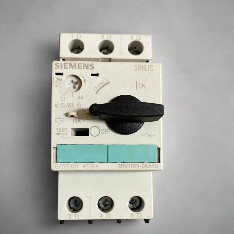 Siemens 3Rv1021-0Ka10 Circuit Breaker / Motor Starter 0.9-1.25A 1