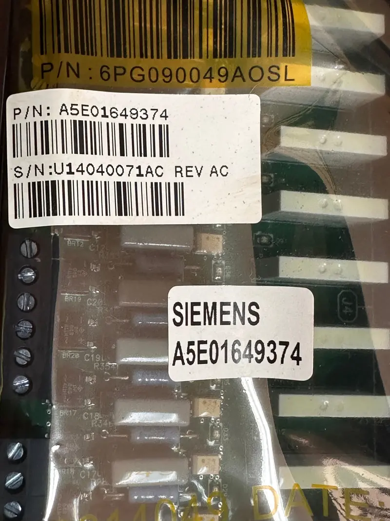 Siemens Robicon Interface Board A5e01649374 1