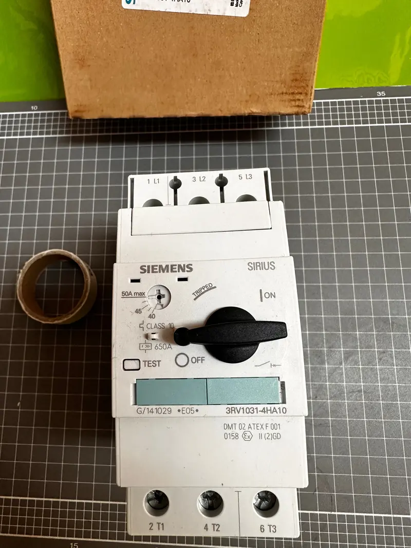 Siemens Sirius 3Rv1031-4Ha10 Circuit Breaker For Motor Protection 1