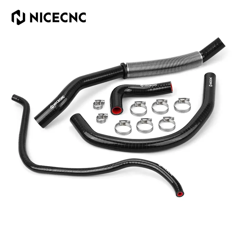 Silicone Radiator Hose Kit W/Heat Shield Adapters For Yamaha Banshee 350 1987-2006 1