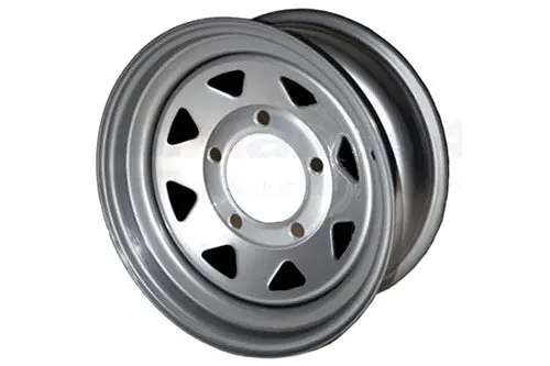 Silver 8 Spoke 7X16 Steel Road Wheel - Def - D1 - Rrc Grw002 1