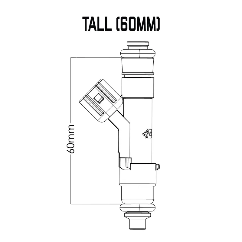 Single Universal Tall Injector (60Mm) 1