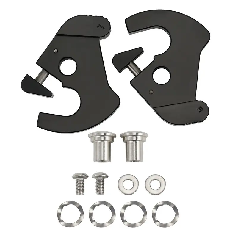 Sissy Bar Uprights Racks Rotory Latches Kit For Harley Sportster 1200 48 Iron 883 Xl883n 2
