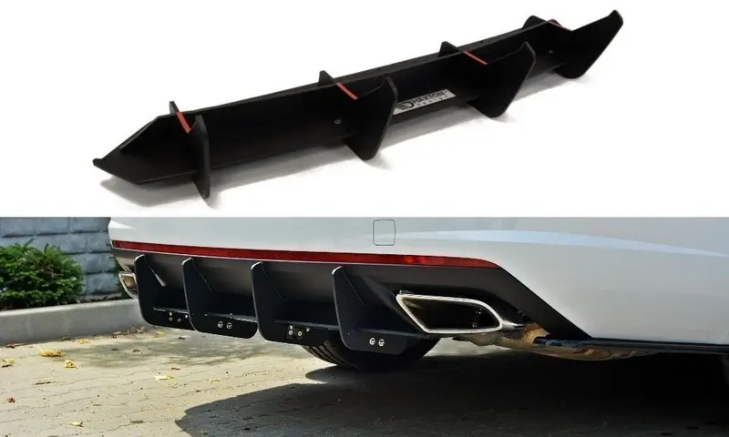 Skoda Octavia Vrs 230/245 Rear Diffuser 1