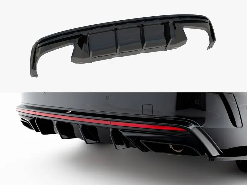 Skoda Octavia Vrs Mk4.5 Maxton Design Rear Valance 1