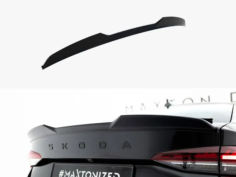 Skoda Octavia Vrs Mk4.5 Maxton Design Spoiler Cap 3D 1
