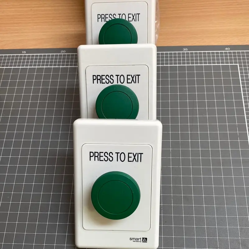 Smart Innovation "Press To Exit" Door Release With Allen-Bradley Contract Block 1