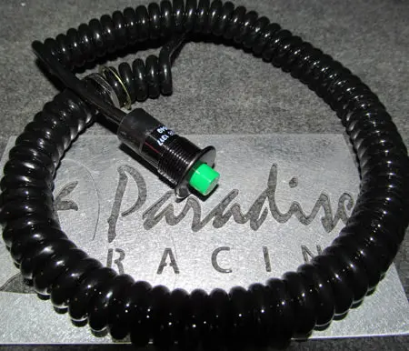 Snap Action Button & Stretch Cord For Line Lock, Nitrous, Launch, Boost Control, Trans Break 1