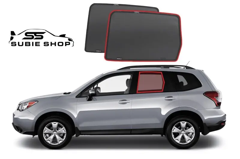 Snap Shades For Subaru Forester Sj 2013 - 2018 Baby Sun Protection Rear Window 1