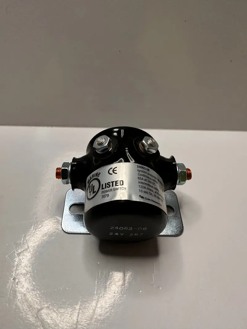 Solenoid 24063-08 Spst, 24V, 65A (Marine) 1