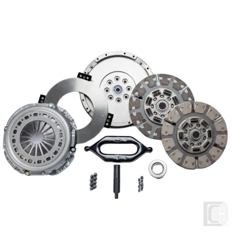 South Bend Clutch - 2005.5-2018 Dodge Ram 5.9L / 6.7L Cummins G56 Hd Half Organic Half Ceramic Street Dual Disc Clutch Kit - Sdd3250-G 1