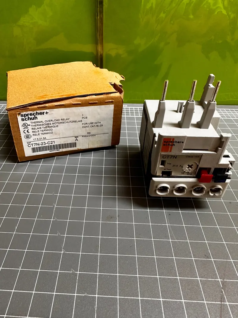 Sprecher + Schuh Ct7n-23-C21 Thermal Overload Relay 1
