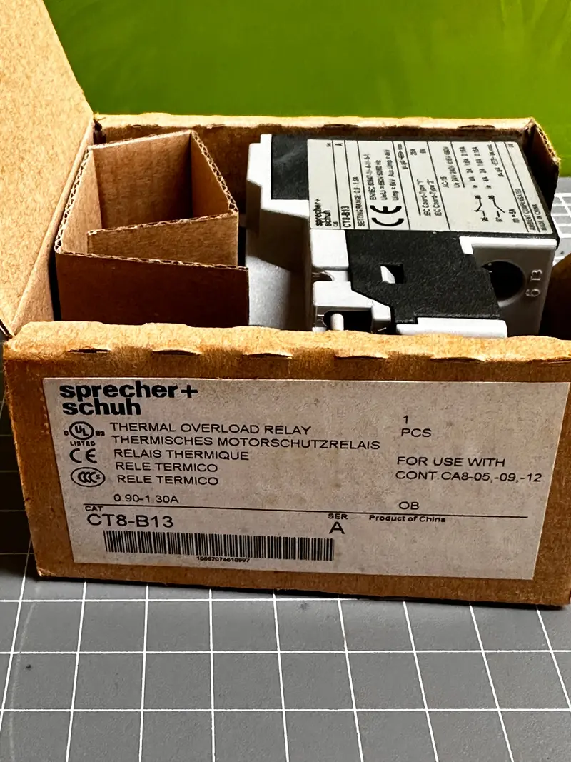 Sprecher + Schuh Ct8-B13 Thermal Overload Relay 1