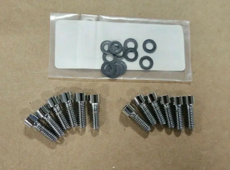 S&S Cycle Rocker Box Bolt Kit & Washers For Big Dog Motorcycles 12 Ss/Chrome 1