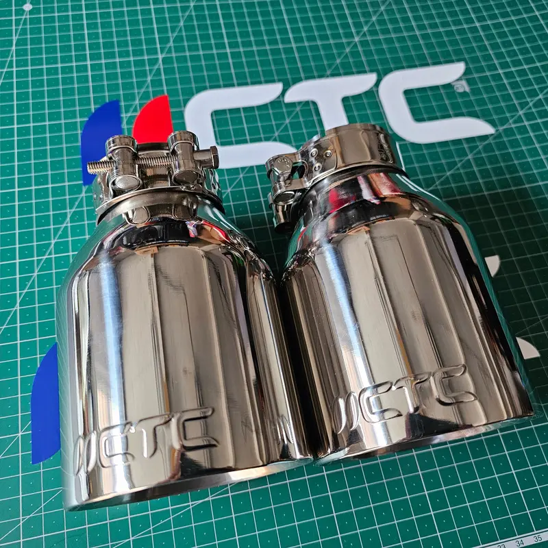 Stainless Steel Exhaust Tips (Pair) <Br> Suzuki Swift Sport Zc32s <Br> 2011-2017 1