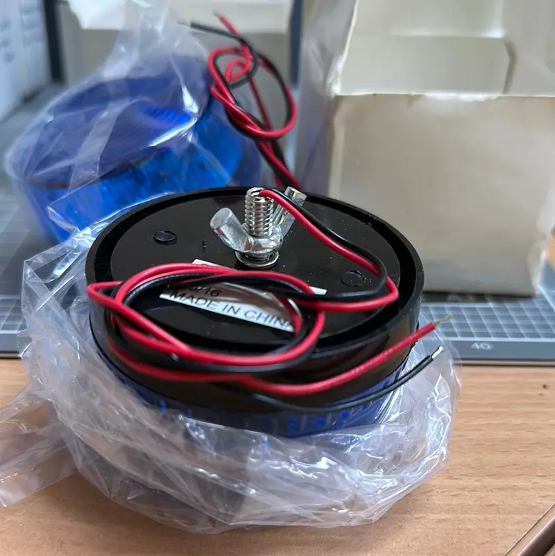 Strobe Light, Small, Flashing Blue Led, S5445b 1
