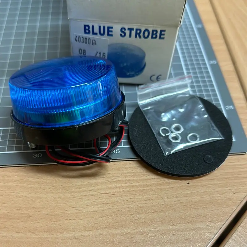 Strobe, Small, Flashing Blue, Led 1