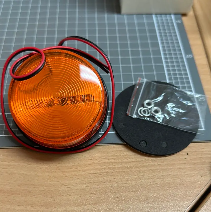 Strobe, Small, Flashing Orange, Led 1