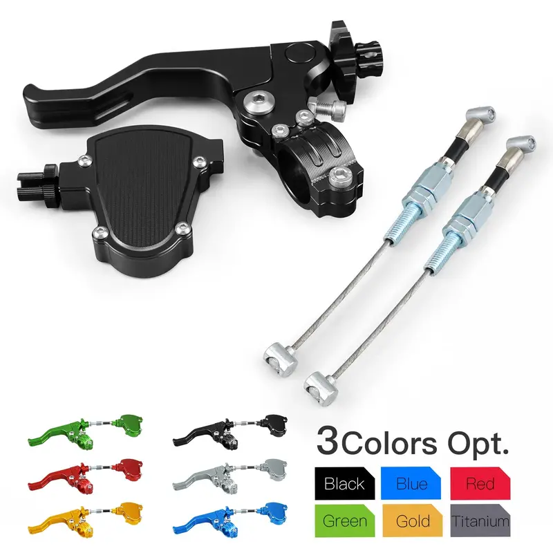Stunt Clutch Lever Easy Pull Cable System For Dirt Bikes 1