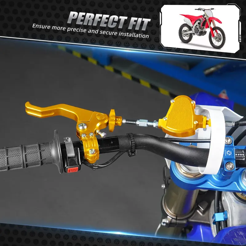 Stunt Clutch Lever Easy Pull Cable System For Dirt Bikes 3