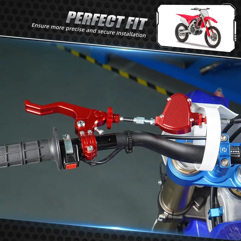 Stunt Clutch Lever Easy Pull Cable System For Dirt Bikes 4