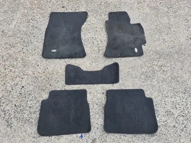 Subaru Forester 08 - 12 Sh Carpet Floor Mats Mat Matt Full Set Black Genuine Oem 1