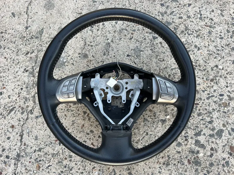 Subaru Forester 08 - 12 Sh Leather Steering Wheel Cruise Volume Control Buttons 1