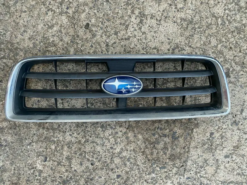 Subaru Forester 2002 - 05 Sg Preface Front Bumper Bar Upper Grille Grill Badge 1