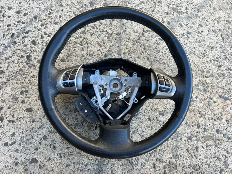 Subaru Forester 2008 -12 Sh Black Leather Steering Wheel Cruise Control Buttons 1