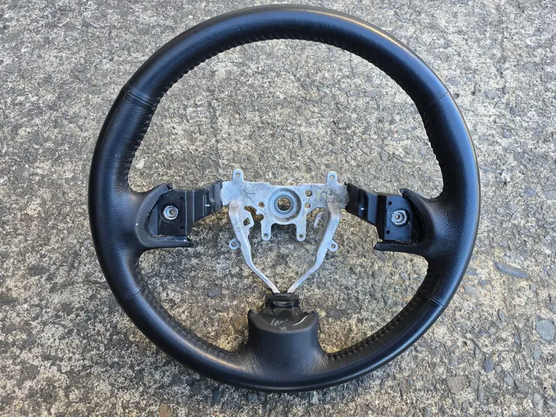 Subaru Forester 2008 -12 Sh Black Leather Steering Wheel Good Condition Low Kms 1