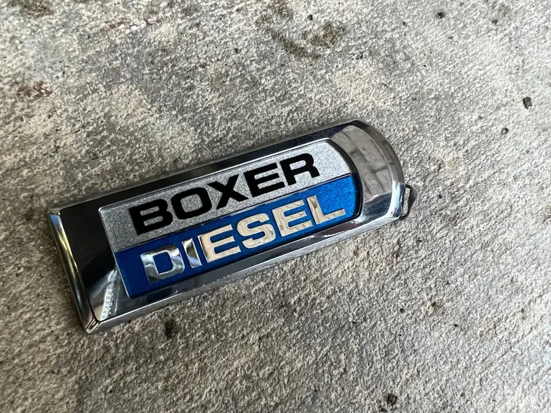 Subaru Forester Liberty Turbo Diesel 2010 Boxer Badge Logo Tailgate Decal Emblem 1