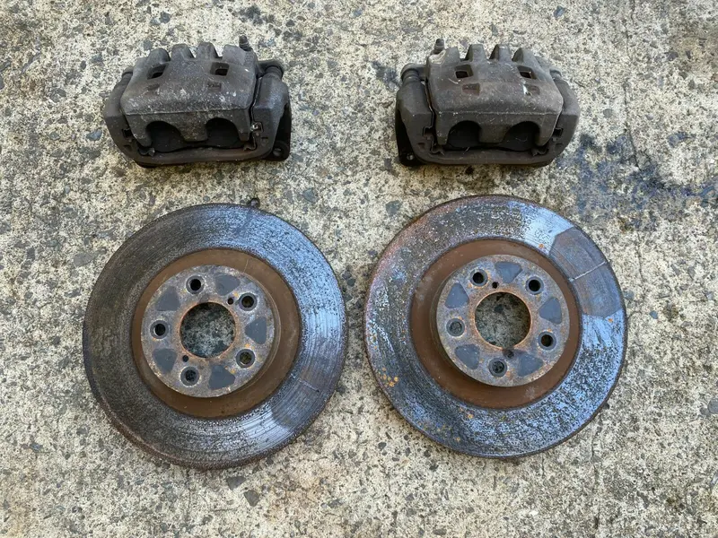 Subaru Forester Sg Sg9 05 - 07 Turbo Front Brakes Vented Rotors Calipers 290Mm 1