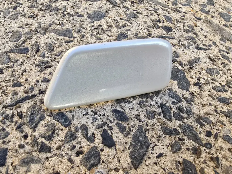 Subaru Forester Sh 08 - 12 Headlight Washer Water Squirter Cap Cover White Left 1