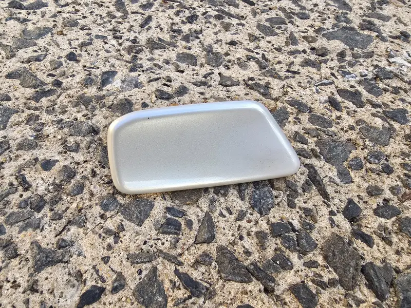 Subaru Forester Sh 08 - 12 Headlight Washer Water Squirter Cap Cover White Right 1