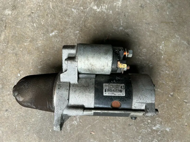 Subaru Forester Sh Turbo Diesel 2008 - 12 Manual Engine Starter Motor Starting 1