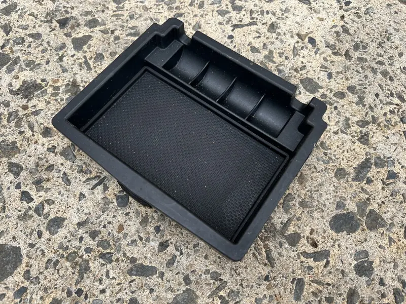 Subaru Forester Sj 2013 - 18 Centre Console Arm Rest Trim Black Coin Tray Insert 1