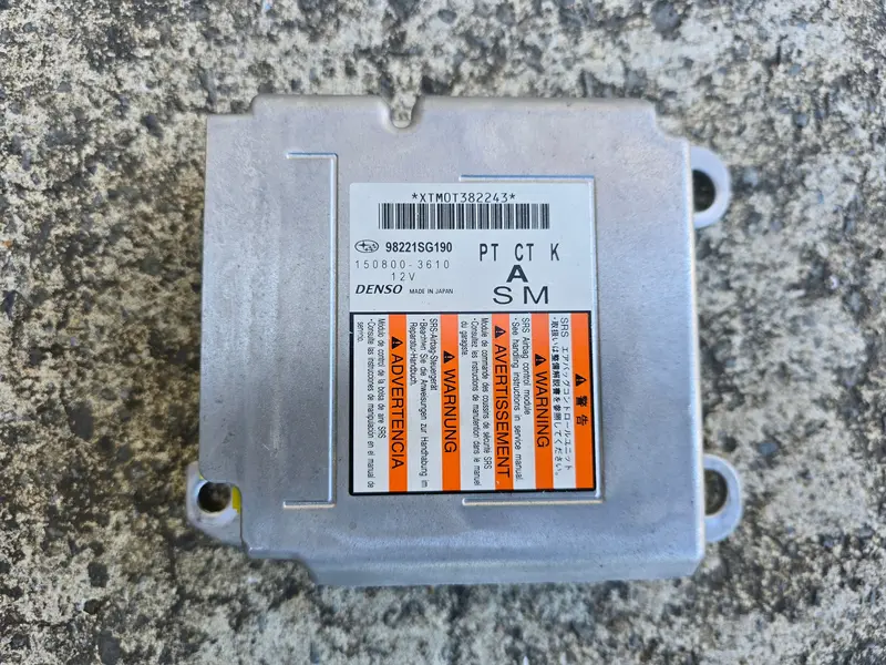 Subaru Forester Sj 2013 -18 Fb25 Srs Air Bag Control Module Unit 98221Sg190 A Sm 1