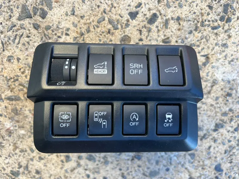 Subaru Forester Sk 2018 - 2021 Dash Switches Button Boot Control Trim Panel 1