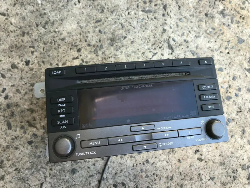 Subaru Forester Wagon Sh Xt Turbo 08 - 12 6 Stacker Stereo Player Head Unit Aux 1