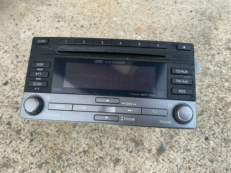 Subaru Impreza 08 - 14 Gh G3 Hatch Wrx 6 Stacker Stereo Player Head Unit Aux Sti 1