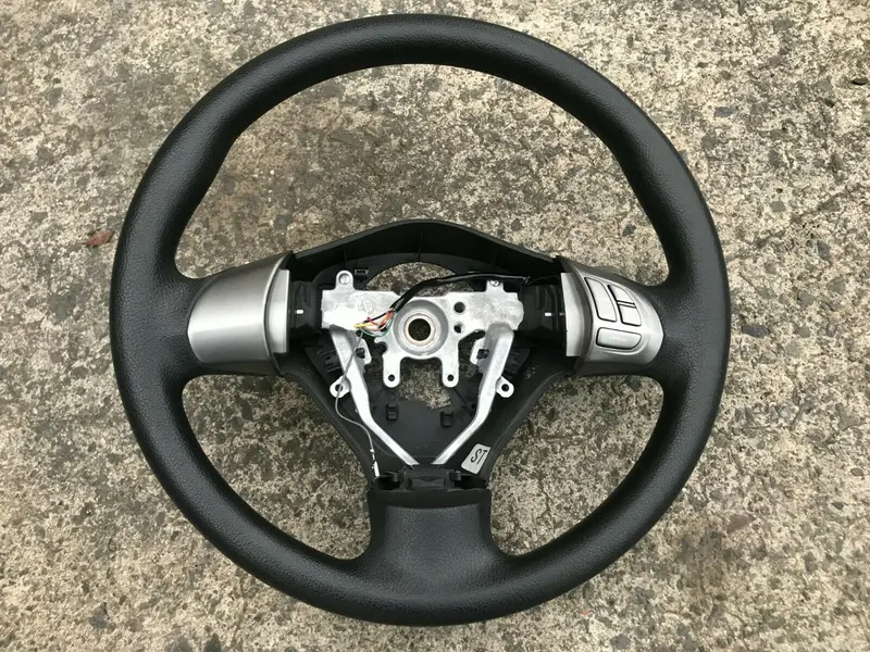 Subaru Impreza 08 - 14 Gh G3 Hatch Wrx Steering Wheel Black Silver Buttons Sti 1