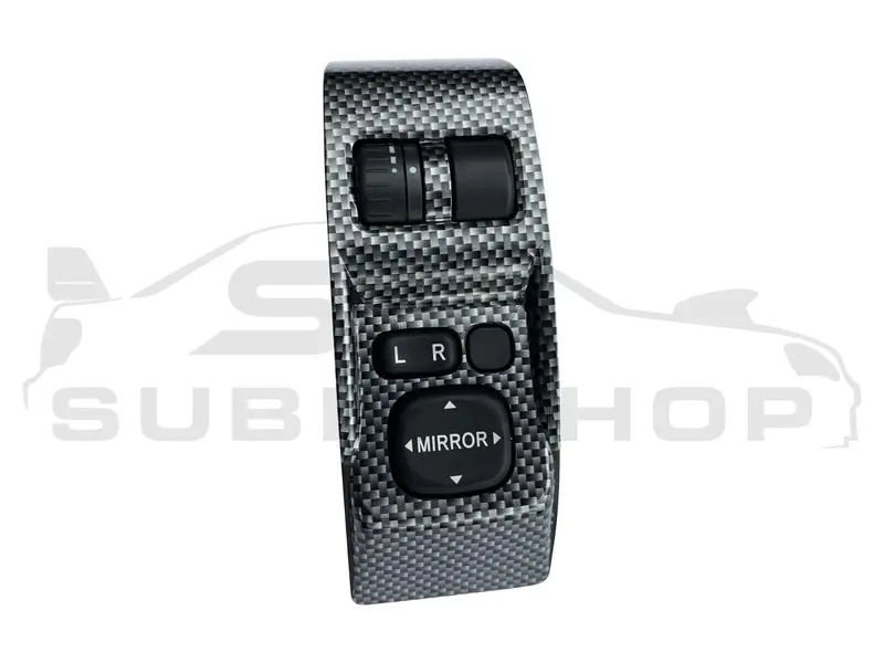 Subaru Impreza 08 - 14 Wrx G3 Carbon Fiber Wrapped Electric Mirror Switch Panel 2